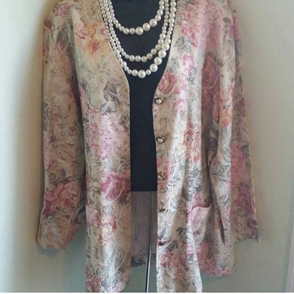 Floral Vintage Blazer